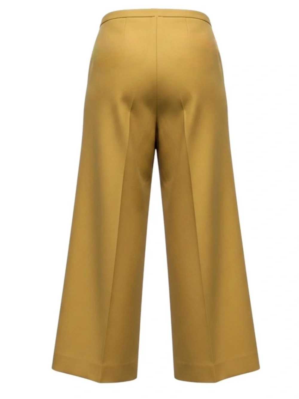 KHAITE TAN WIDE LEG COTTON PANTS / TROUSERS - Picture 3 of 6